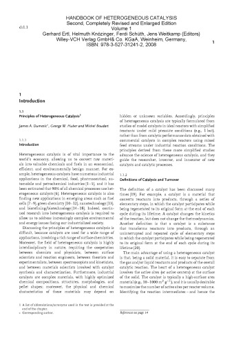 Handbook of Heterogeneous Catalysis 1-8