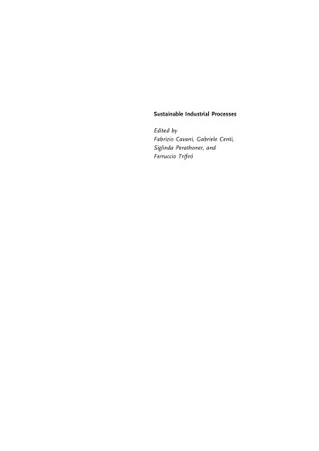 Sustainable Industrial Chemistry