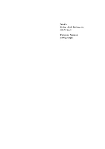 Chemokine Receptors as Drug Targets (Methods and Principles in Medicinal Chemistry)
