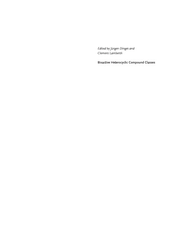 Bioactive Heterocyclic Compound Classes: Pharmaceuticals