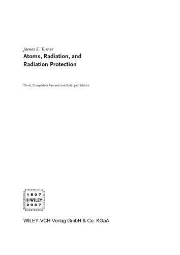 Atoms, Radiation and Radiation Protection
