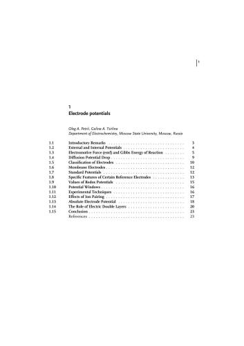 Encyclopedia of electrochemistry