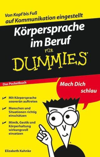 Körpersprache im Beruf für Dummies, Das Pocketbuch