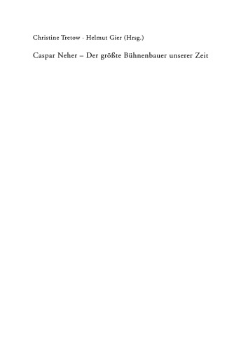 Caspar Neher — Der größte Bühnenbauer unserer Zeit: *11.4.1897 Augsburg – à 30.6.1962 Wien