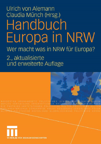 Handbuch Europa in NRW: Wer macht was in NRW für Europa?