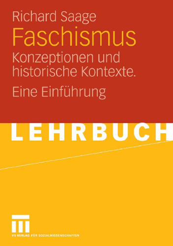 Faschismus: Konzeptionen und historische Kontexte. Eine Einführung (German Edition)
