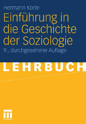 Einführung in die Geschichte der Soziologie
