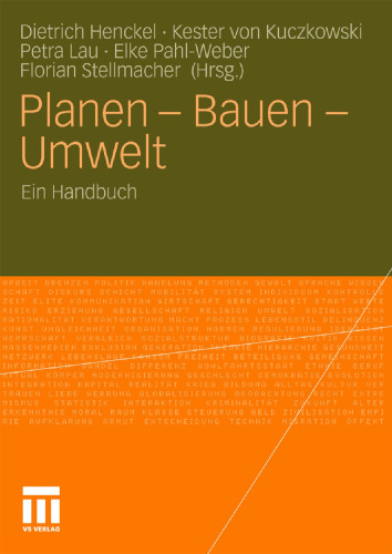 Planen - Bauen - Umwelt: Ein Handbuch