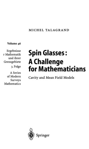 Spin glasses: a challenge for mathematicians