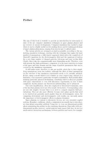 Space Plasma Simulation (Lecture Notes in Physics, 615)