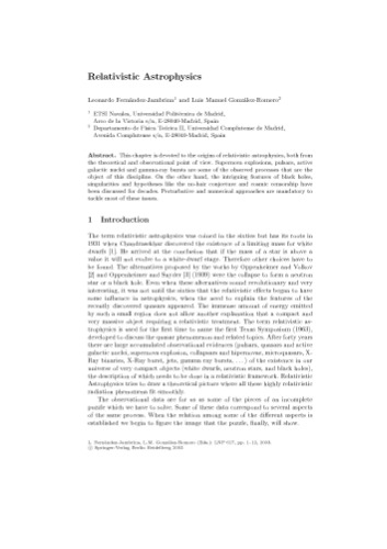 Current Trends in Relativistic Astrophysics: Theoretical, Numerical, Observational (Lecture Notes in Physics, 617)