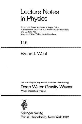 Deep Water Gravity Waves