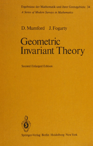 Geometric Invariant Theory