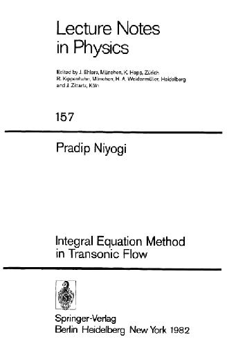 Integral Equation Method in Transonic Flow
