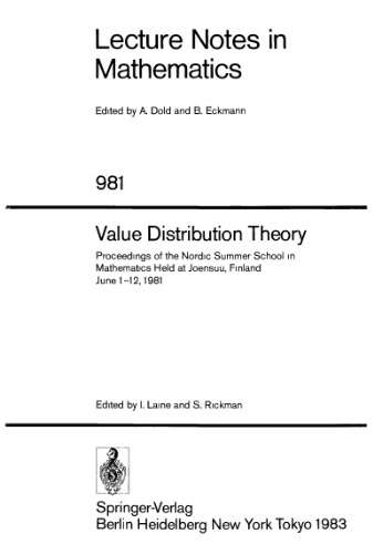 Value Distribution Theory