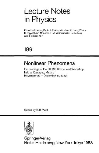 Nonlinear Phenomena