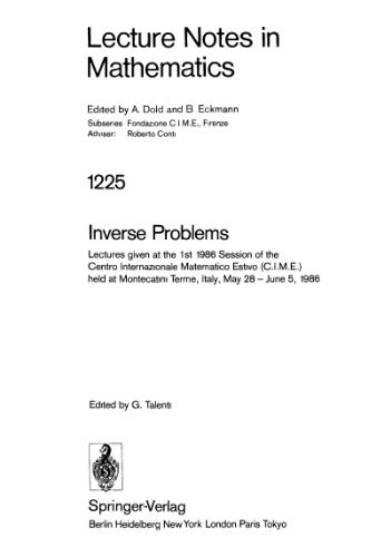 Inverse Problems