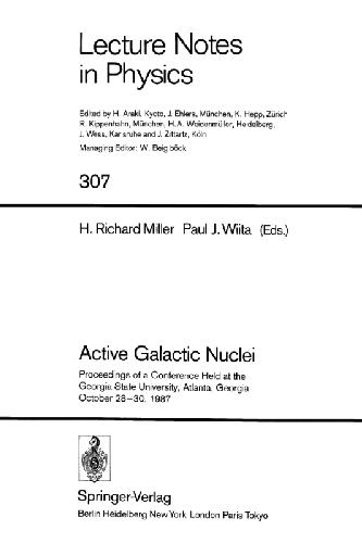 Active Galactic Nuclei