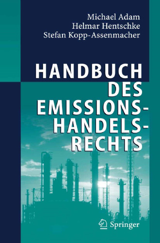 Handbuch des Emissionshandelsrechts (German Edition)