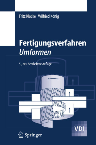 Fertigungsverfahren 4: Umformen (VDI-Buch) (German Edition)