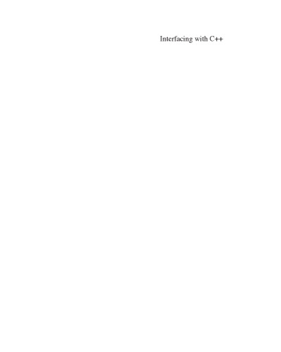 Interfacing with C++: programming real-world applications