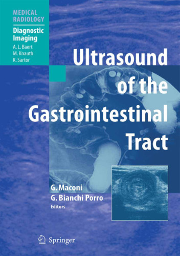 Ultrasound of the Gastrointestinal Tract (Medical Radiology Diagnostic Imaging)
