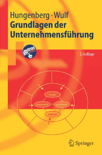 Grundlagen der Unternehmensführung (Springer-Lehrbuch) (German Edition)