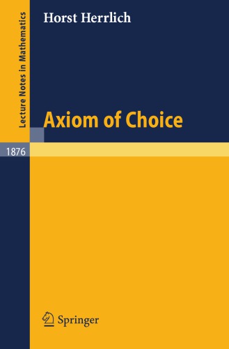 Axiom of choice