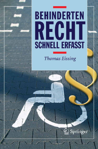 Behindertenrecht - Schnell erfasst (German Edition)