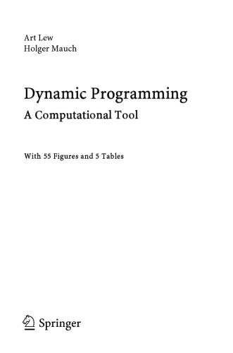 Dynamic Programming: A Computational Tool