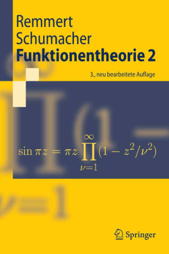 Funktionentheorie 2, Dritte Auflage (Springer-Lehrbuch)
