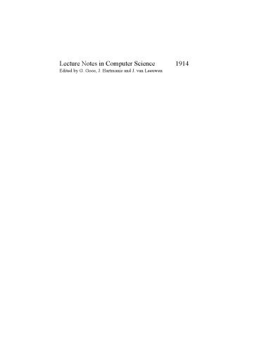 Distributed Computing: 14th International Conference, DISC 2000 Toledo, Spain, October 4–6, 2000 Proceedings