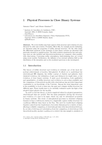 Binary Stars. Selected Topics on Observations and Physical Processes: Lectures Held at the Astrophysics School XII Organized by the European Astrophysics Doctoral Network (EADN) in La Laguna, Tenerife, Spain, 6–17 September 1999