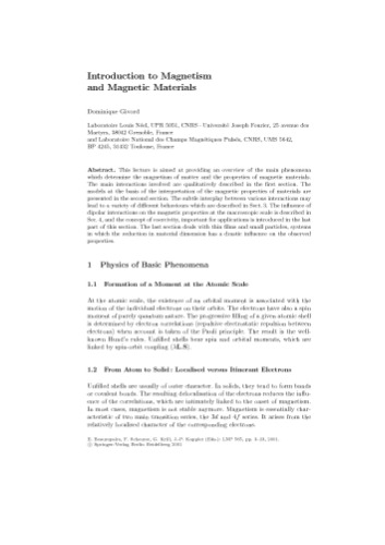 Magnetism and Synchrotron Radiation