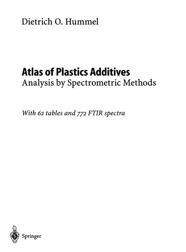 Atlas of Plastics Additives