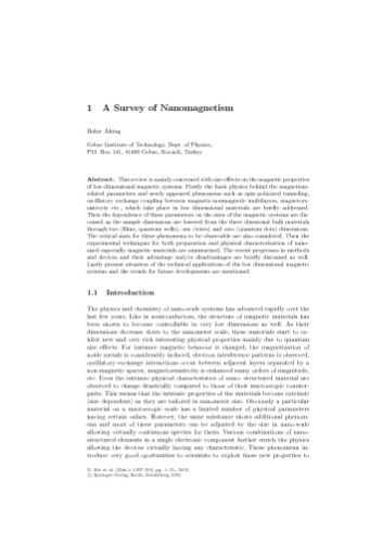 Nanostructured Magnetic Materials and Their Applications (Lecture Notes in Physics, 593)