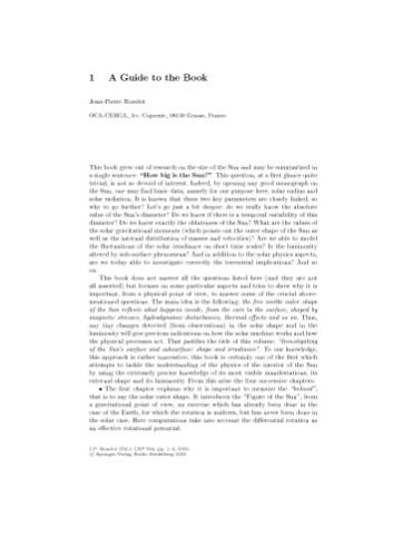 The Sun’s Surface and Subsurface: Investigating Shape and Irradiance (Lecture Notes in Physics, 599)