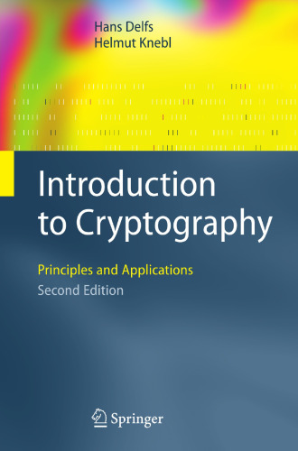 Introduction to Cryptography: Principles and Applications (Information Security and Cryptography)