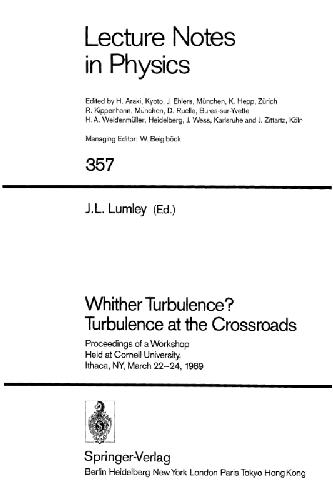 Whither Turbulence: Turbulence at the Crossroads