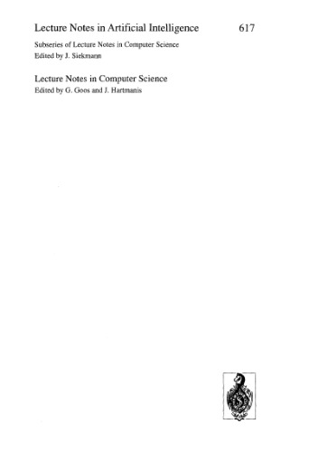 Advanced Topics in Artificial Intelligence: International Summer School Prague, Czechoslovakia, July 6–17, 1992 Proceedings