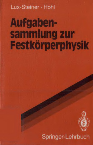 Aufgabensammlung zur Festkoerperphysik