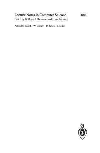 Analysis of Dynamical and Cognitive Systems: Advanced Course Stockholm, Sweden, August 9–14, 1993 Proceedings