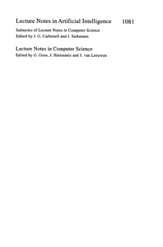 Advances in Artifical Intelligence: 11th Biennial Conference of the Canadian Society for Computational Studies of Intelligence, AI '96 Toronto, Ontario, Canada, May 21–24, 1996 Proceedings