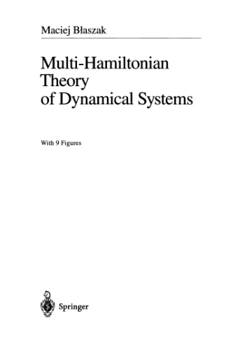 Multi-Hamiltonian theory of dynamical systems
