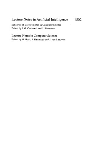 Advanced Topics in Artificial Intelligence: 11th Australian Joint Conference on Artificial Intelligence, AI’98 Brisbane, Australia, July 13–17, 1998 Selected Papers