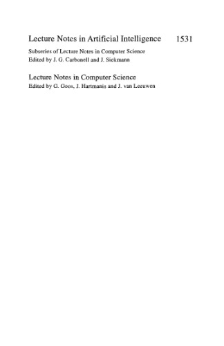 PRICAI’98: Topics in Artificial Intelligence: 5th Pacific Rim International Conference on Artificial Intelligence Singapore, November 22–27, 1998 Proceedings