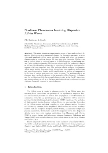 Nonlinear MHD Waves and Turbulence