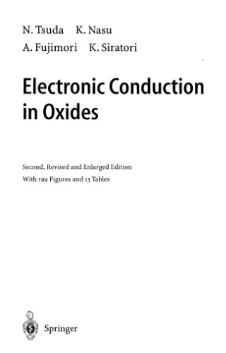 Electronic Conduction in Oxides