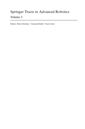 Springer Tracts. Vol.3. Advanced Robotics. The 2005 DARPA Grand Challenge. The Great Robot Race