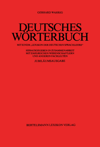 Deutsches Wörterbuch - Mit einem Lexikon der deutschen Sprachlehre